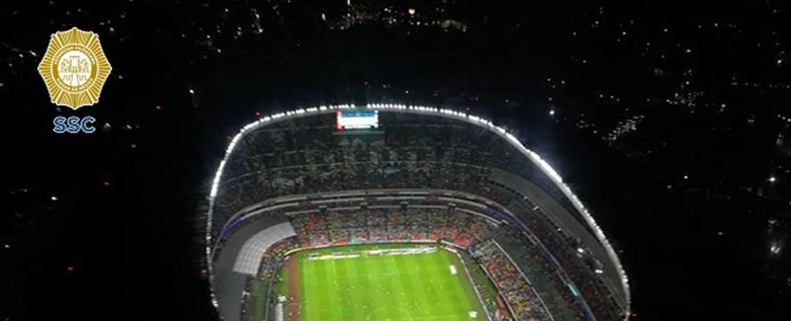 Cerca de 3 mil policías vigilan el Azteca con el operativo Estadio Seguro
