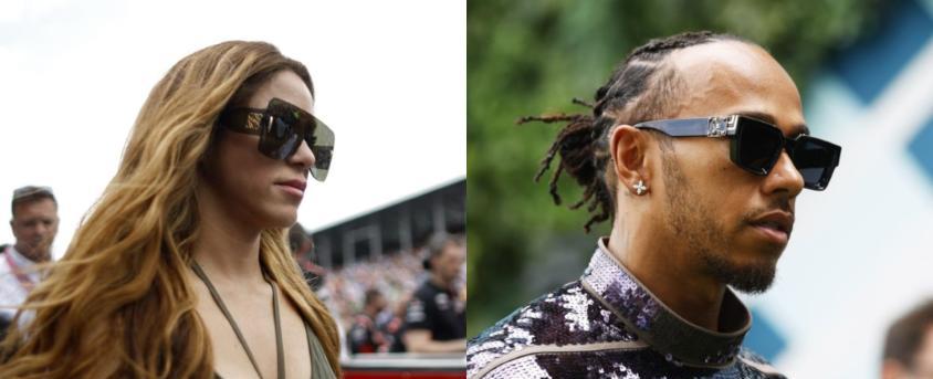 Sorprenden a Shakira cenando con Lewis Hamilton en Miami