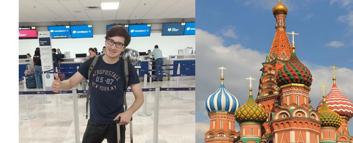 Adrián García, estudiante del ITH, va Rusia a curso aeroespacial