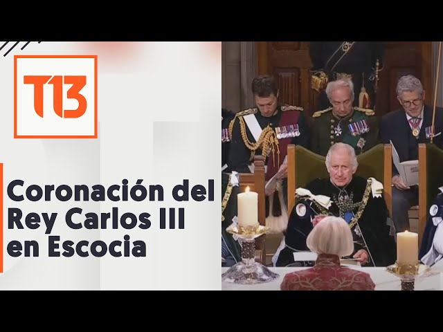 Así fue la segunda coronación del Rey Carlos III en Escocia