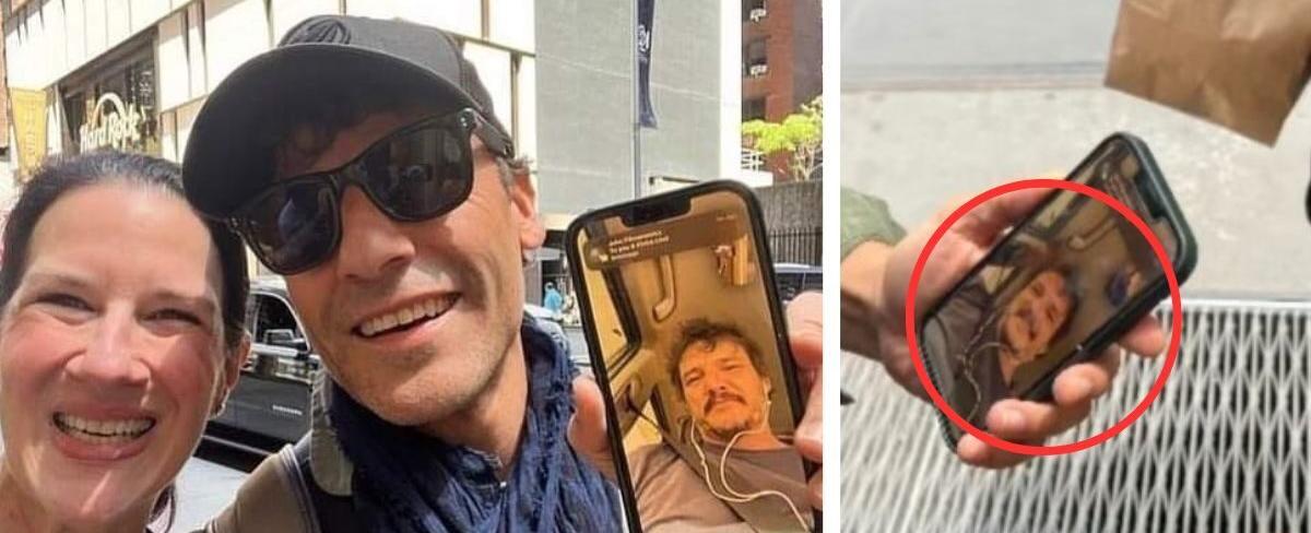 ¿Suerte? Mujer consigue selfie a Oscar Isaac mientras estaba en video llamada con Pedro Pascal