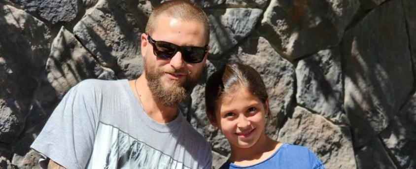 "El papá que te tocó": JP Cretton le contó que padece depresión a su hija de 8 años
