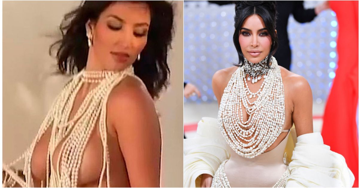 ¿Una candente venganza? Este sería el mensaje oculto del vestido de perlas de Kim Kardashian en la Met Gala