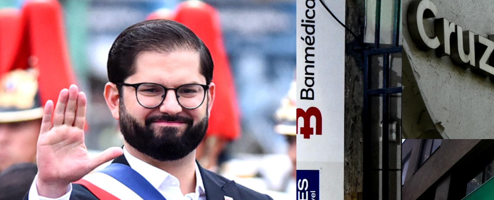 Boric hace promesas en salud mental, rechaza el "perdonazo" a las isapres e insiste con la ley corta