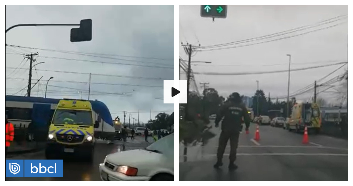 Tras grave choque de Biotren y taxibus: trabajador de la salud de San Pedro acusa falta de ambulancias
