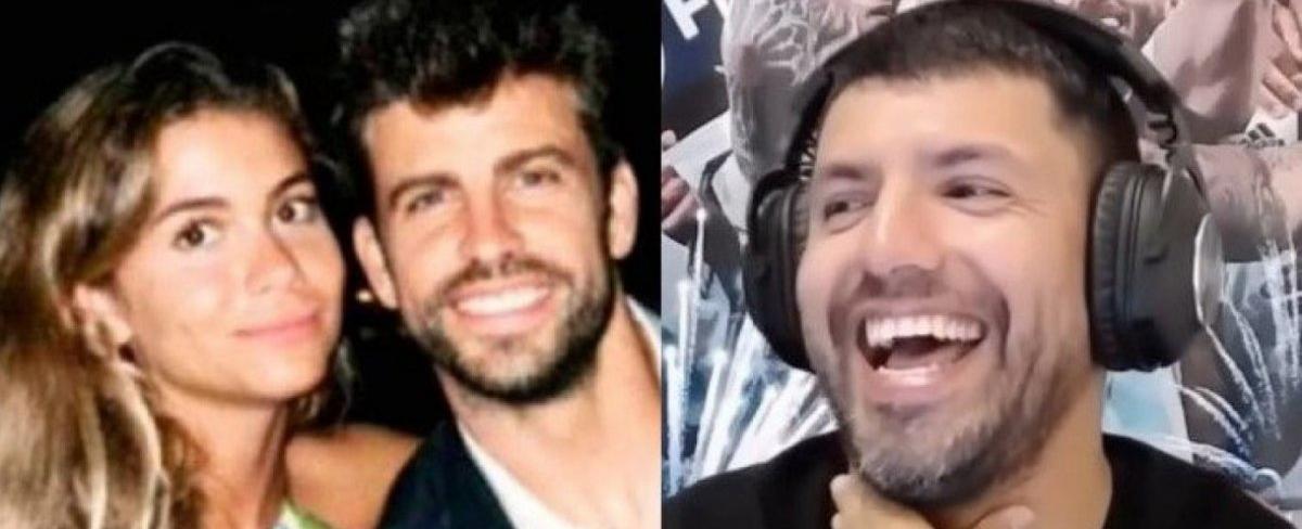El comentario del "Kun" Agüero que desató risas en foto de Piqué con Clara Chía