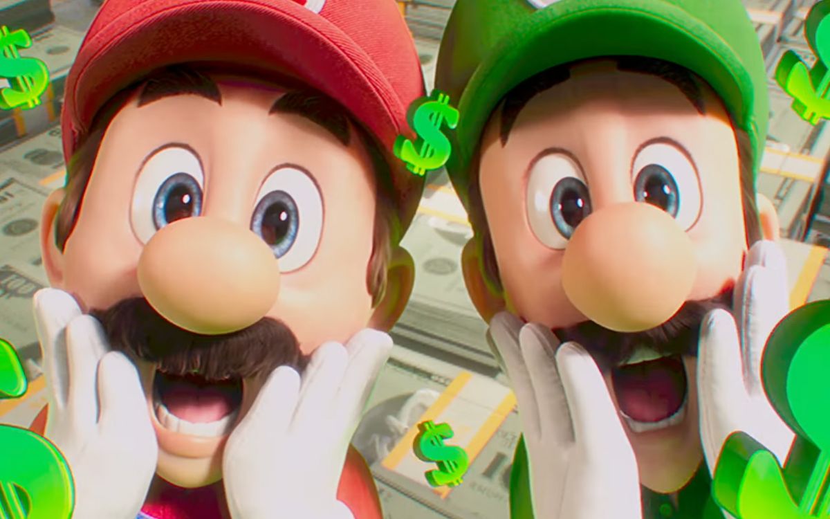 Super Mario Bros se convierte en la cuarta película animada más taquillera de la historia