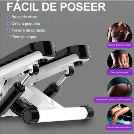 Maquina Escaladora Stepper Ejercicio Bandas De Resistencia