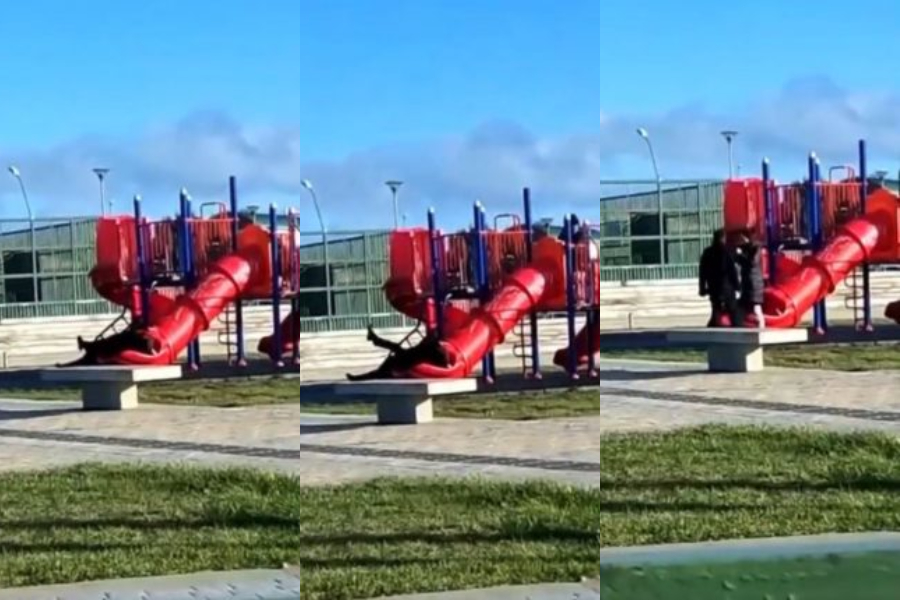 Con tan solo 3 mil pesos: Tobogán donde quedó atascado Pdte. Boric vuelve a ser funcional