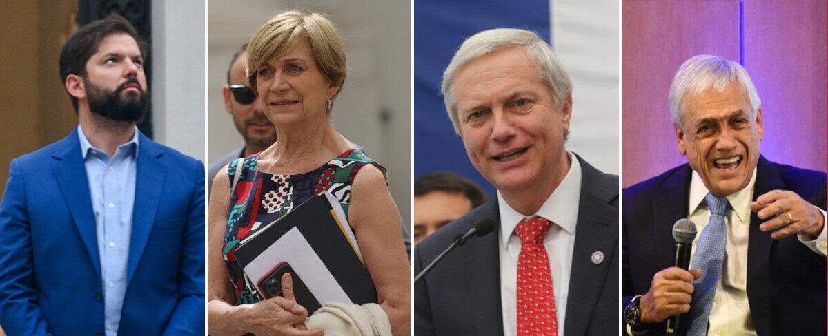 Pulso Ciudadano: aprobación de Boric vuelve a caer, mientras suben opciones de Matthei, Kast y Piñera