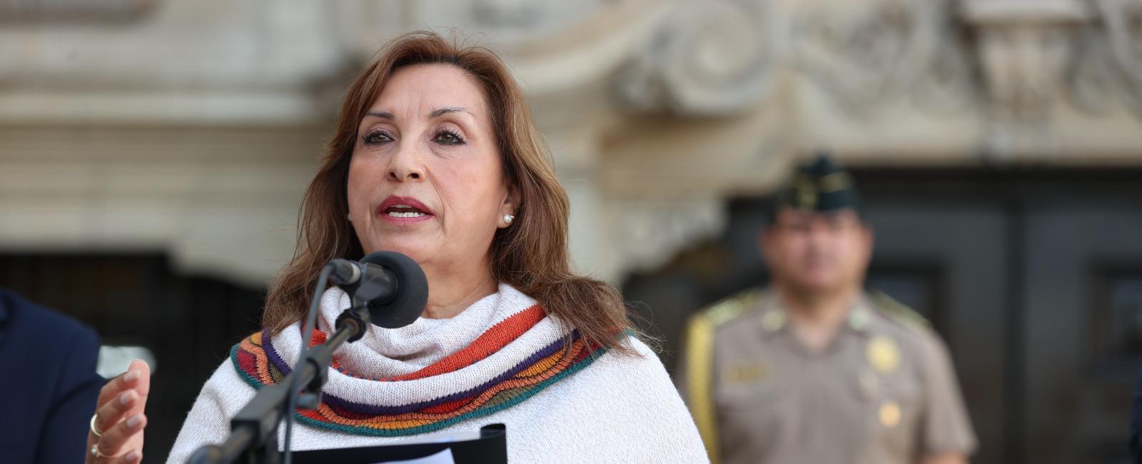 Dina Boluarte se aferra a la presidencia hasta 2026: Descartó adelantar elecciones