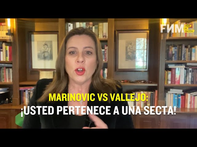 Marinovic encara a Vallejo: "¡Usted pertenece a una secta!"