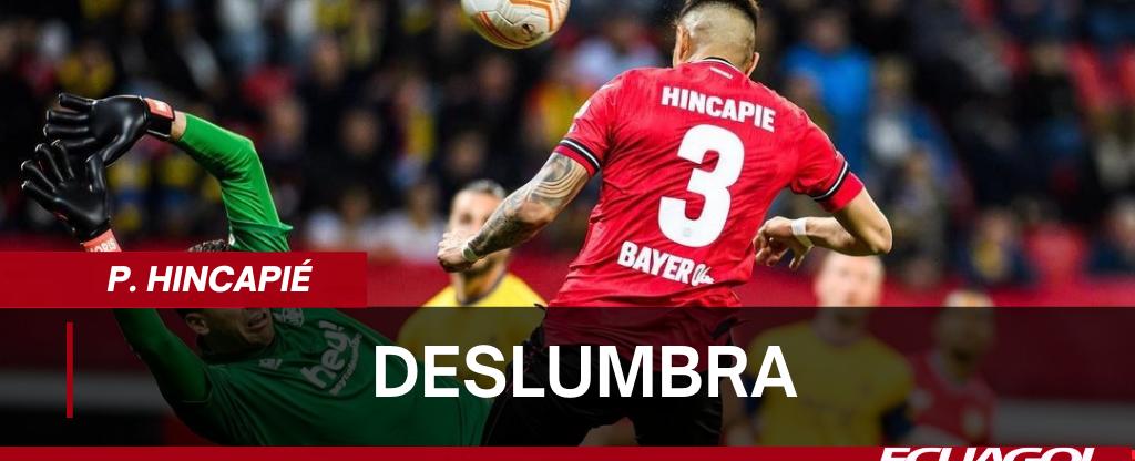 LOS NUMEROS DE PIERO HINCAPIÉ | Sus estadisticas de las semifinales de Europa League y cómo iguala lo conseguido por Antonio Valencia y Pervis Estupiñan