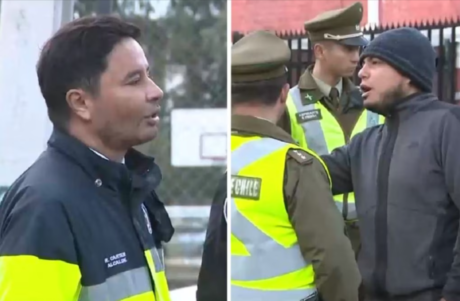 “¡¿Te creís Presidente ya?!”: Sujeto se fue con todo contra Rodolfo Carter luego de ser fiscalizado y detenido