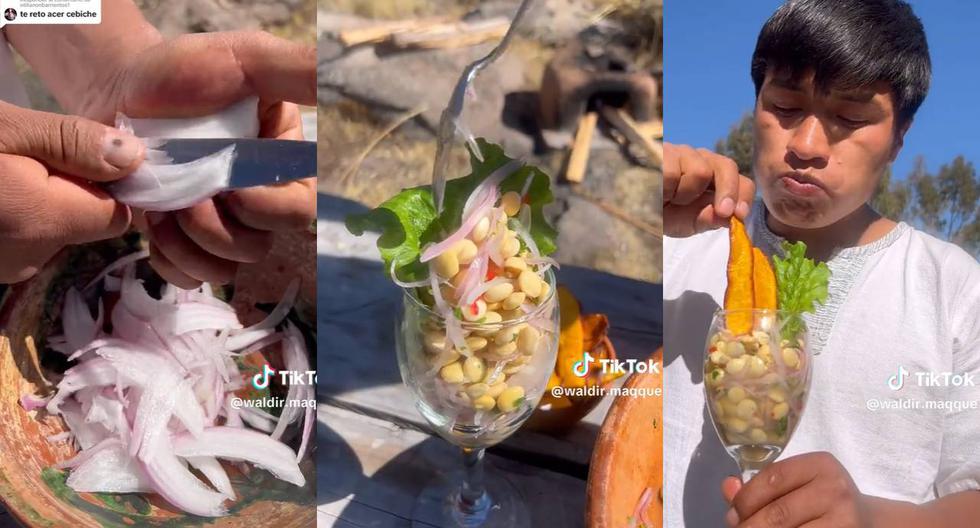 Cocinero cusqueño sorprende a sus seguidores al crear una receta de ceviche sin pescado