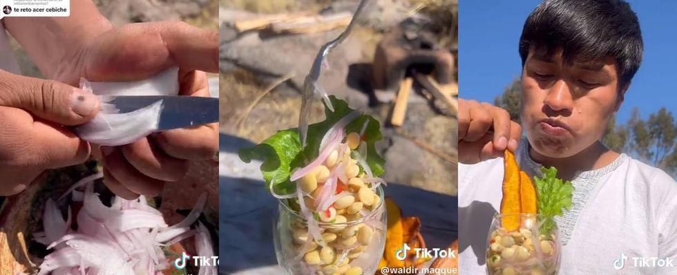 Cocinero cusqueño sorprende a sus seguidores al crear una receta de ceviche sin pescado