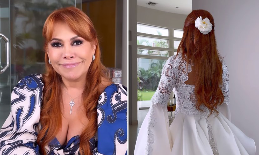 Magaly Medina anuncia que 'regalará' su vestido de novia: "Tienen que ponerse a dieta para que les entre" - ATV