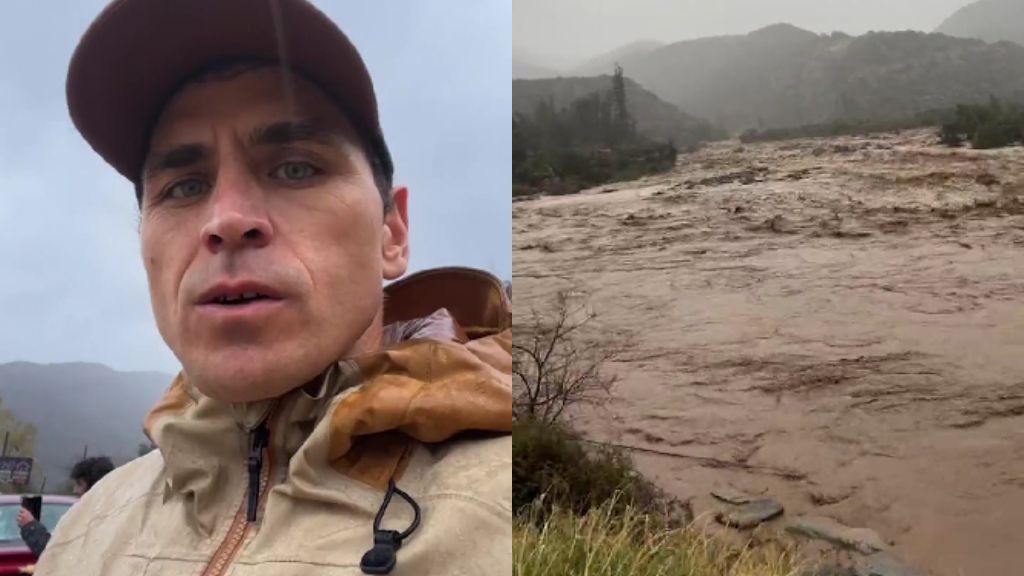 'El calentamiento global llegó para quedarse': Pangal Andrade expone el aumento de los caudales en Cajón del Maipo