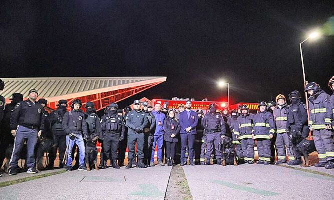 Ejercicio: simularon un incendio e intento de fuga en la cárcel local