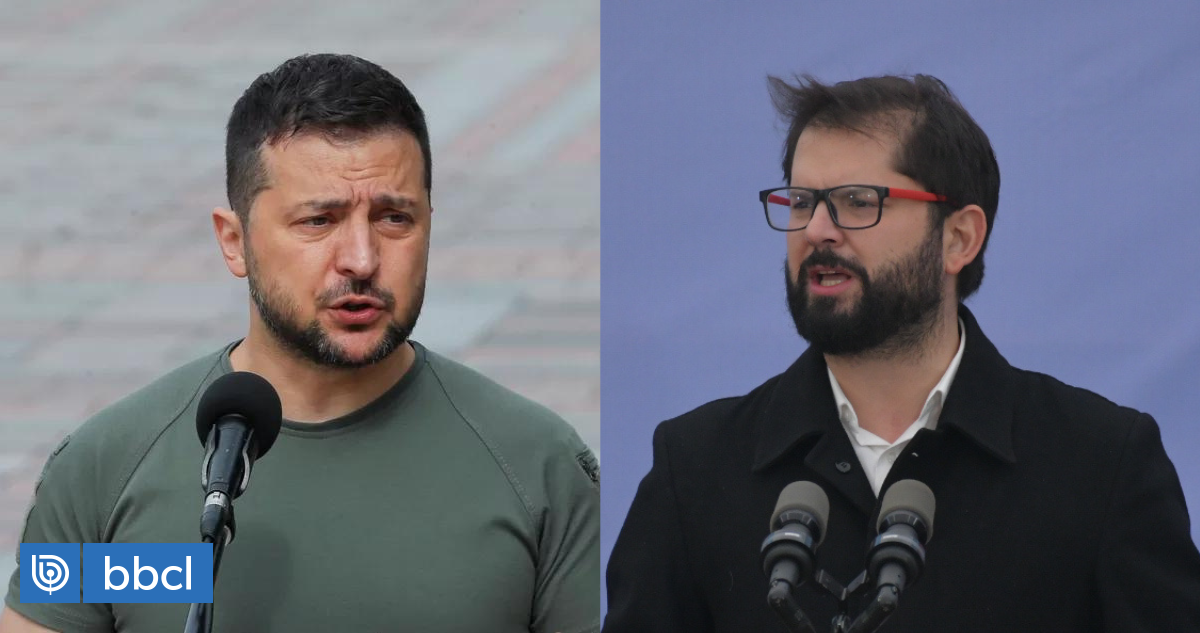 Zelenski elogia a presidente Boric: "Es un joven con ideas progresistas y apoya a Ucrania"