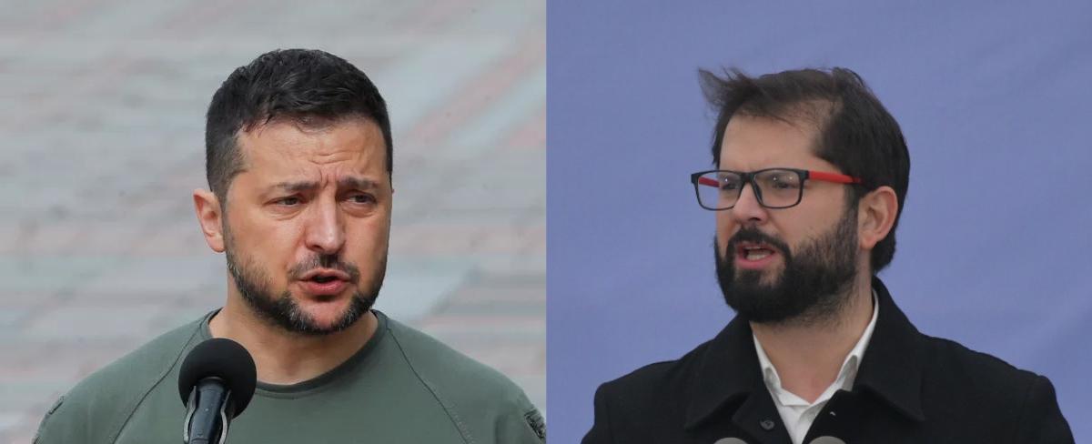 Zelenski elogia a presidente Boric: "Es un joven con ideas progresistas y apoya a Ucrania"