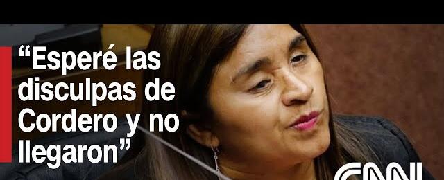 Campillai explica solicitud de desafuero a Cordero por injurias graves