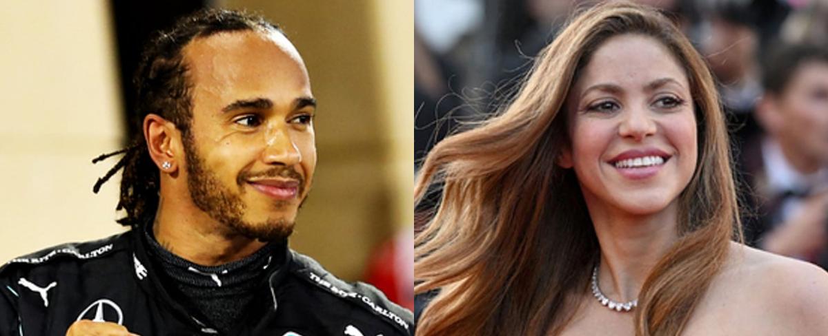 ¡En llamas! Lewis Hamilton y Shakira avivan rumores de romance - m360.cl