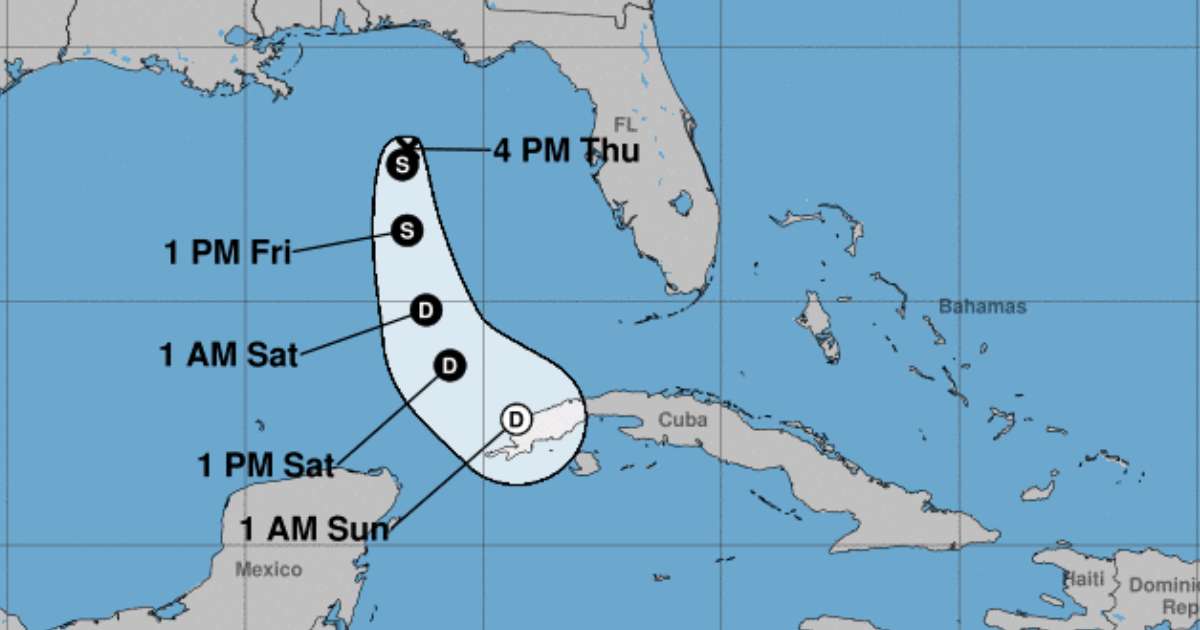 Depresión tropical en Golfo de México amenaza occidente de Cuba