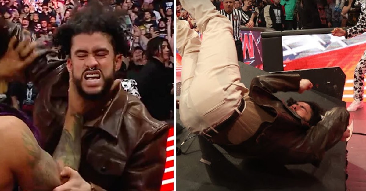 Bad Bunny recibió tremenda golpiza durante la WWE. Hasta lo lanzaron contra una mesa