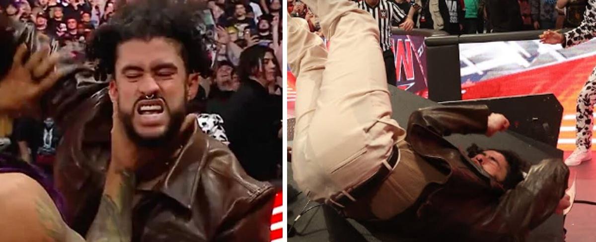 Bad Bunny recibió tremenda golpiza durante la WWE. Hasta lo lanzaron contra una mesa