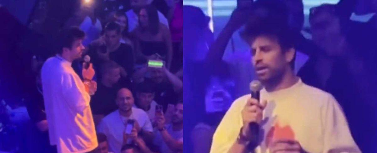 Gerard Piqué organizó una fiesta y todo el público gritó el nombre de Shakira: hasta el Waka Waka sonó