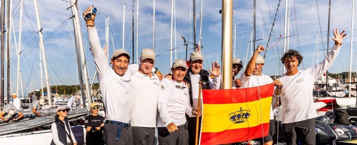El Bribón, con el Rey Juan Carlos, conquista su tercer Mundial de 6 Metros
