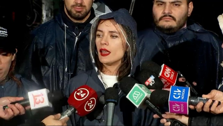 Ministra Vallejo en canal Santa Marta: "Se ha movido todo lo que hay mover para poder evitar que el caudal se desborde"