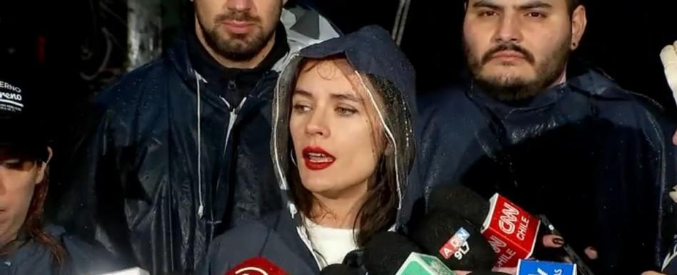 Ministra Vallejo en canal Santa Marta: "Se ha movido todo lo que hay mover para poder evitar que el caudal se desborde"