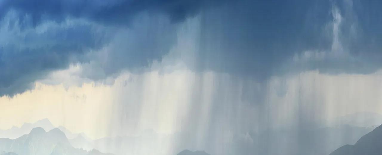 Lluvias extremas en las montañas, ¿cuánto pueden aumentar a medida que continúa el calentamiento global?