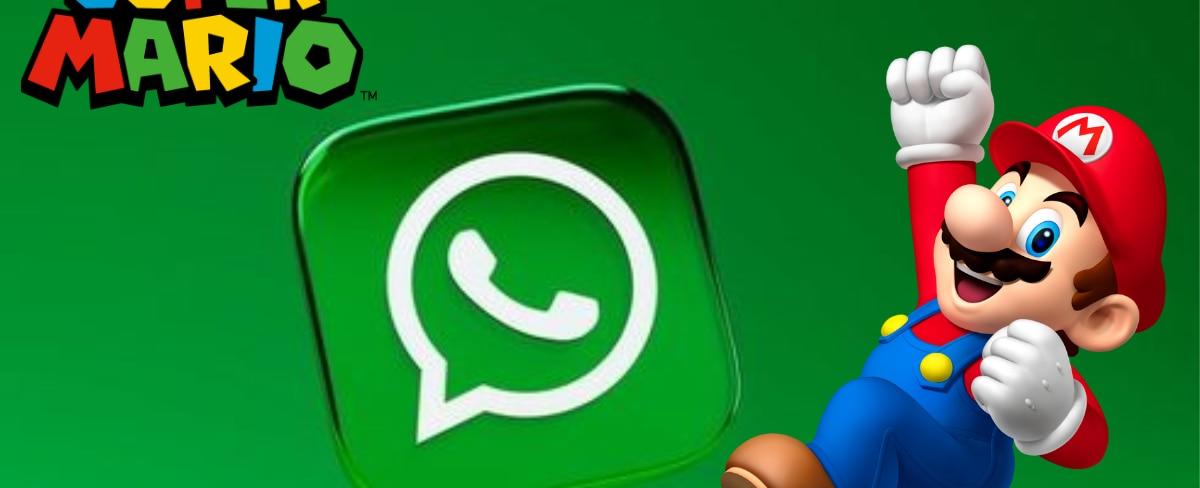 Ahora puedes cambiar el logo de WhatsApp por uno de la cara de Mario Bros