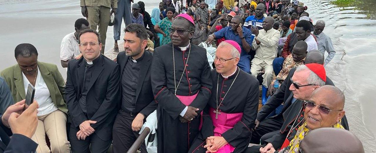 Sudán del Sur. Obispo: Parolin trae esperanza a un lugar deprimido - Vatican News