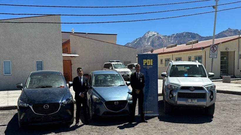 Encuentran en Bolivia cuatro vehículos que habían sido robados en Chile