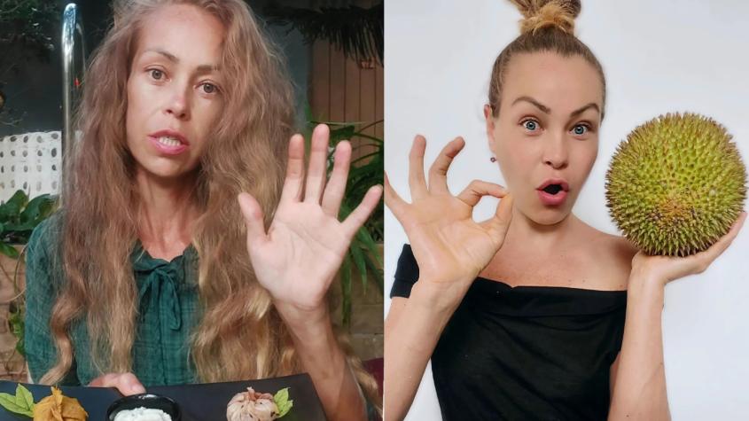 Influencer vegana por dieta extrema a base de frutas