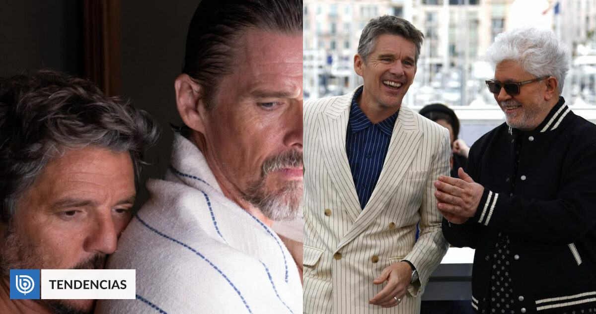 Sin Pedro Pascal: Almodóvar y Hawke presentaron su western gay en Cannes y recibieron ovación de pie