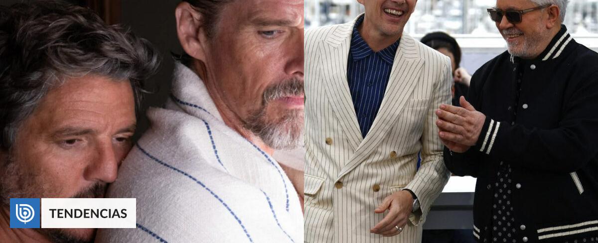 Sin Pedro Pascal: Almodóvar y Hawke presentaron su western gay en Cannes y recibieron ovación de pie