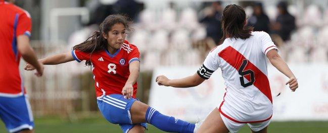 La Roja Femenina Sub 19 goleó a la selección de Perú en amistoso en Quilín
