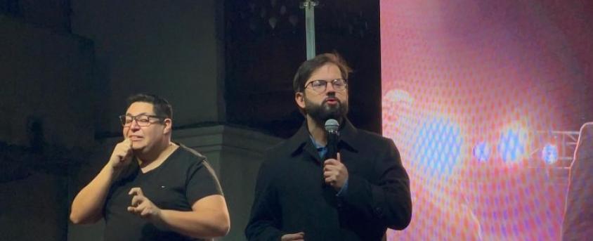 Boric: “Ante el avance de la ultraderecha nosotros decimos ‘estamos aquí'"