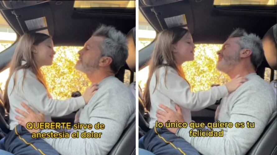 Morirás de ternura: Cristián Sánchez y su hija interpretan ”Acróstico” de Shakira en su auto