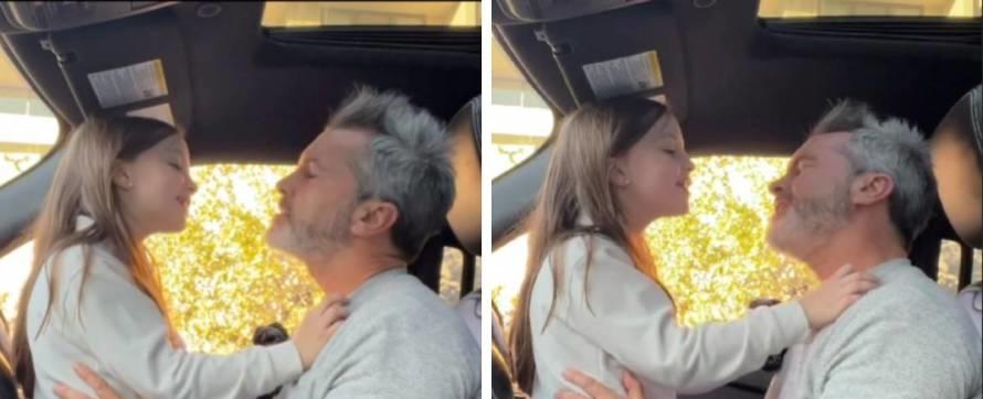 Morirás de ternura: Cristián Sánchez y su hija interpretan ”Acróstico” de Shakira en su auto
