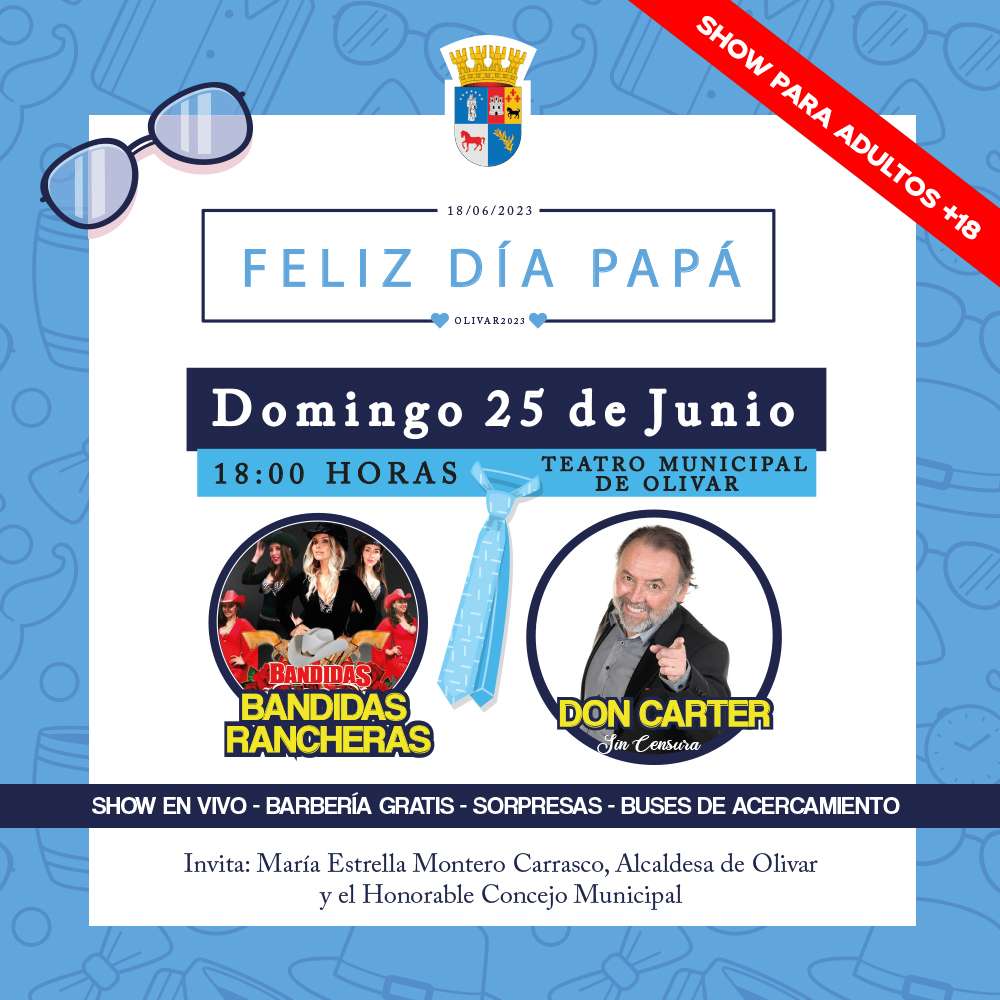 Don Carter traerá todo el humor para festejar a los papás de Olivar