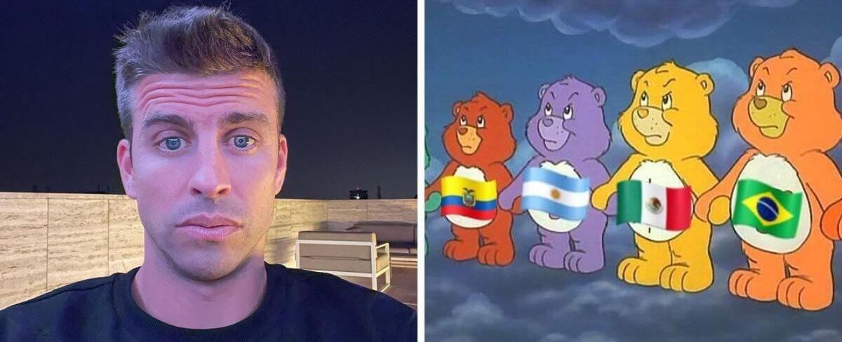 Latinoamérica se une con memes en contra de Piqué