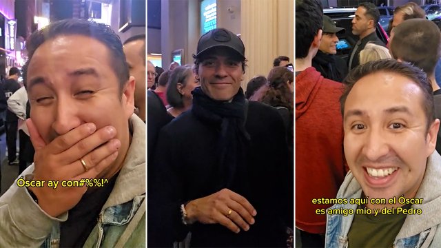 [Video] "¡El amigo de Pedro Pascal!": Chileno se encontró con Oscar Isaac en centro de Nueva York
