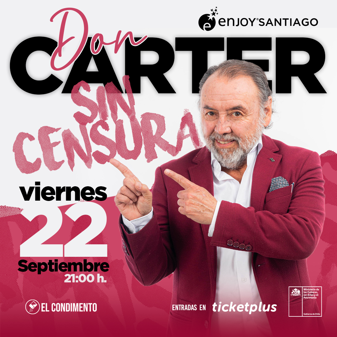 Entradas para DON CARTER en ENJOY SANTIAGO - Ticketplus