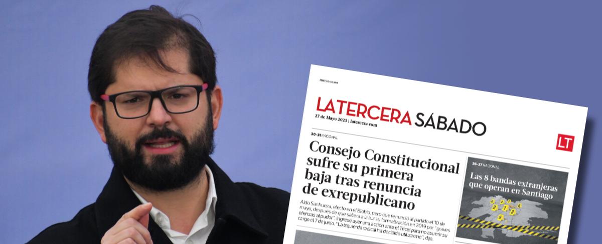 "Amateurismo" e "impulsividad": La Tercera responde a presidente Boric tras cruce por cuestionada nota